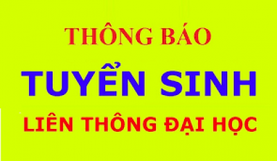 Thông báo tuyển sinh đào tạo liên thông đại học chính quy ngành Y khoa, Dược học và ngành Điều dưỡng hệ vừa làm vừa học năm 2018