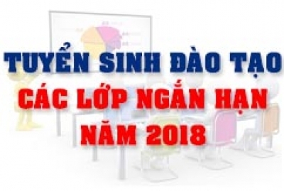 Thông báo tuyển sinh các khóa đào tạo ngắn hạn