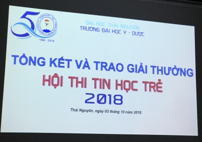 Tổng kết và trao giải Hội thi tin học trẻ năm 2018