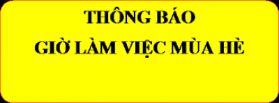 Thực hiện giờ làm việc mùa hè 2020